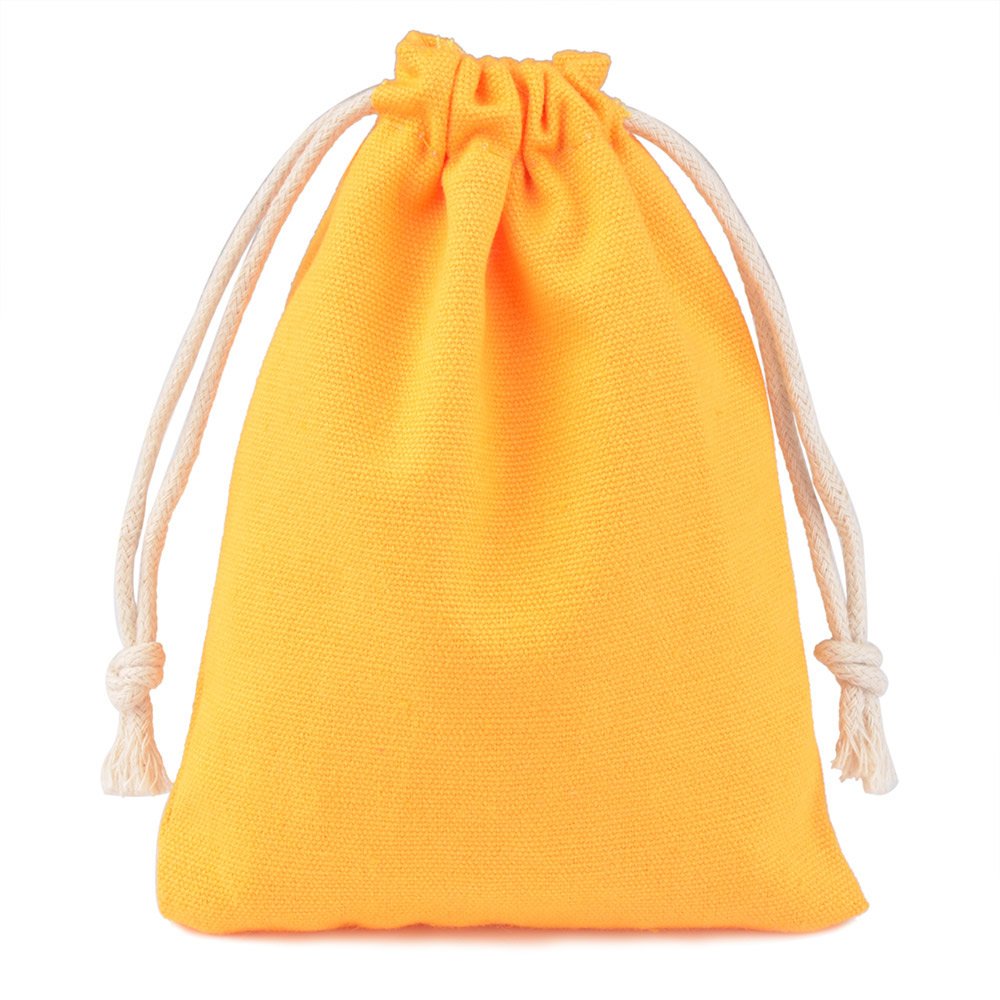 Eco Custom Food Grade Natural Double String Cotton Reusable Drawstring Bag shopping bags