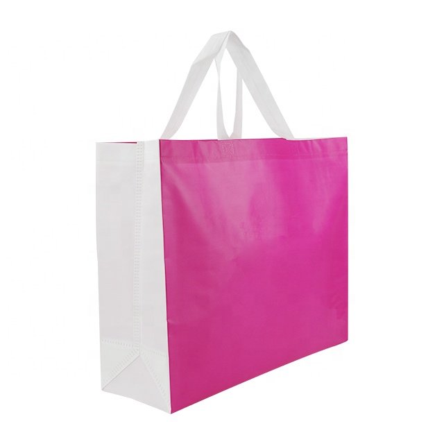 OEM/ODM grocery eco bag non woven laminated shopping bag rpet with custom logo printed