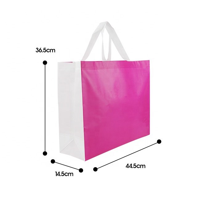 OEM/ODM grocery eco bag non woven laminated shopping bag rpet with custom logo printed