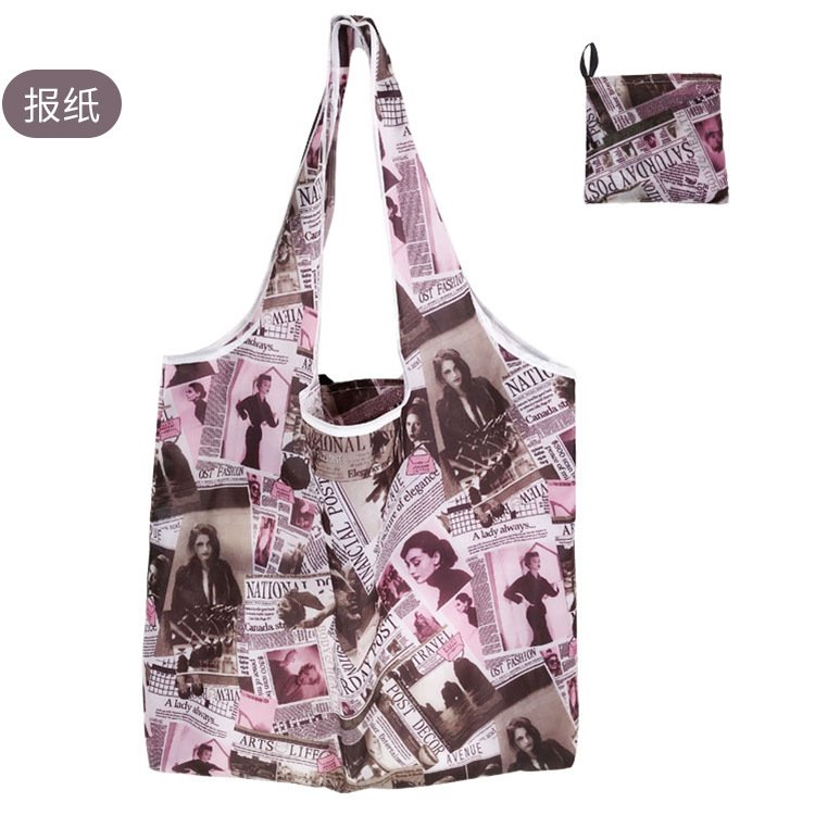 Ulikeke Cheap Customize Ripstop Reusable Foldable Folding Tote Polyester Nylon Shopping Bag