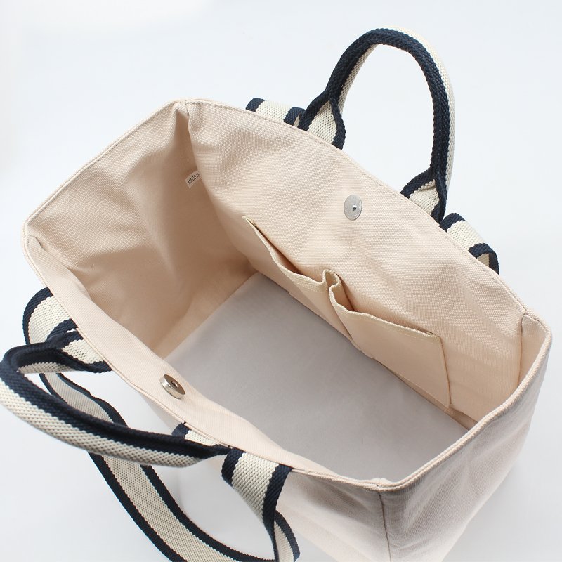 Customized Solid Color Canvas Tote Bag Large Capacity Canvas Shoulder Bag Plain Canvas Shopping Bag