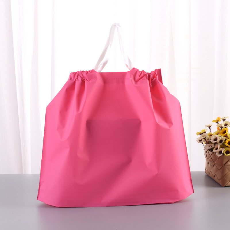 hot sale Wholesale custom logo name thickened plastic packaging shopping bag pe bags