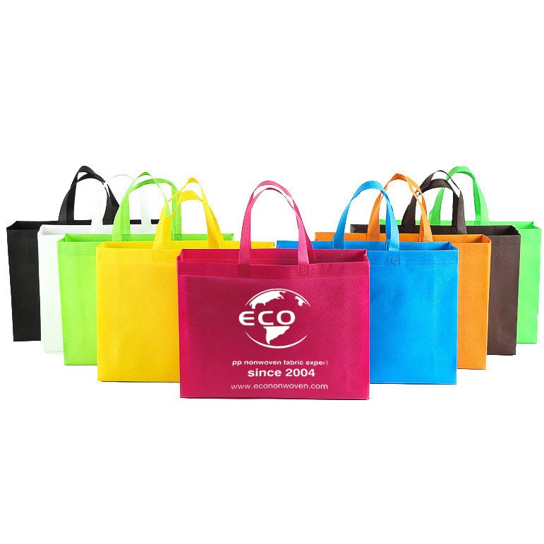 sac a provision eco friendly recycle shopping bag non woven bags pp nonwoven printed shopping bags with logo print sac caba