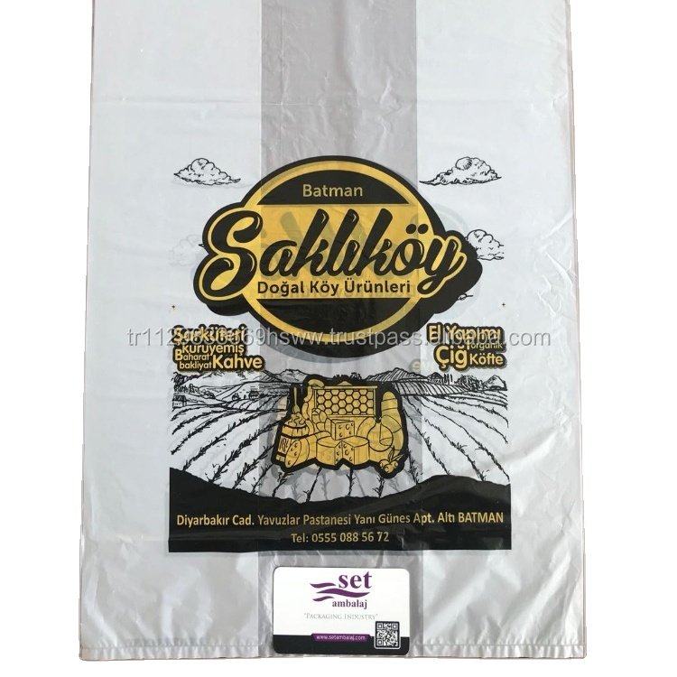 High Quality Plastic Bag With Handle Premium Cheap Shopping Bag Gift T Shirt Bag Grocery Supermall