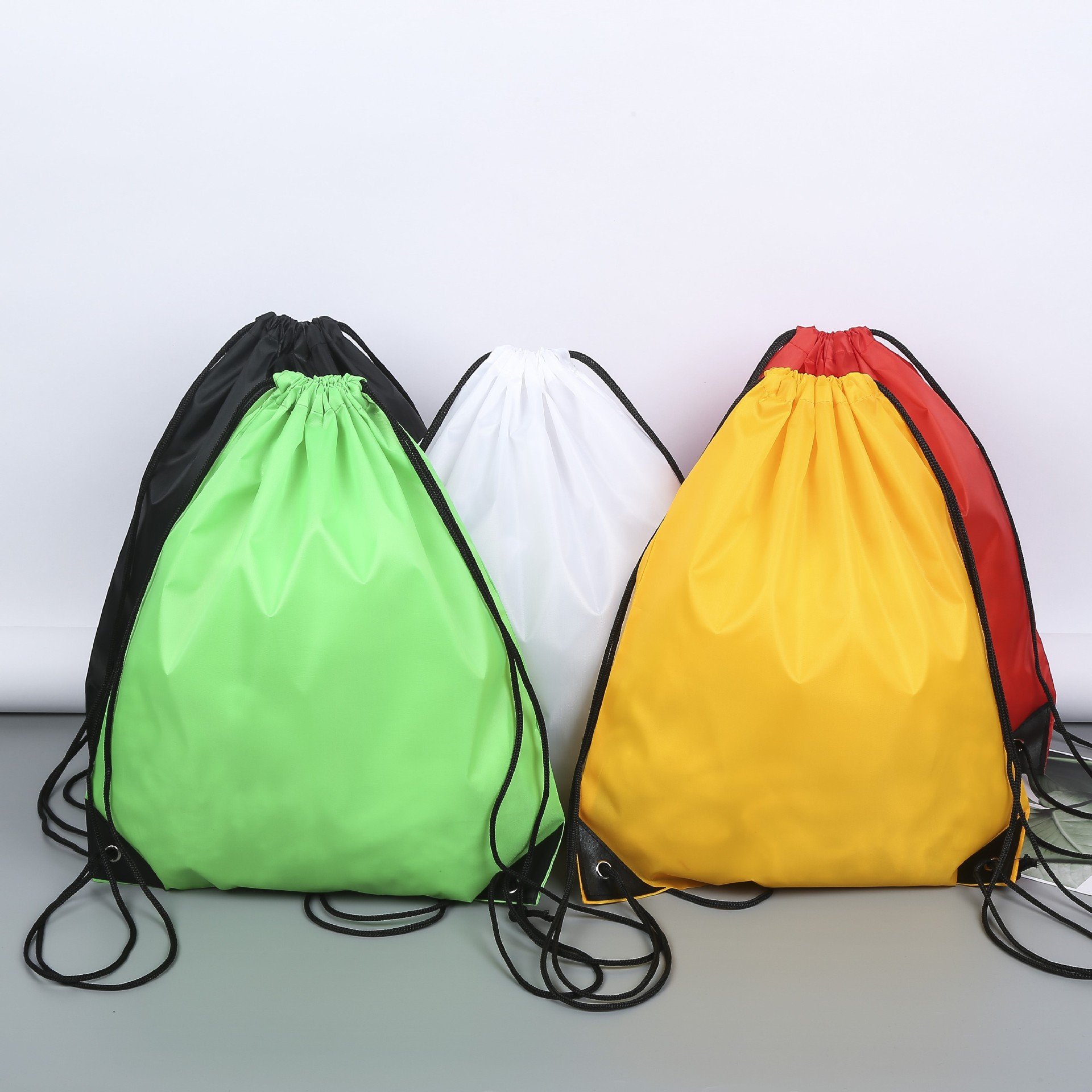 Wholesale Custom High Capacity Oem Printed Drawstring Bags Blank Drawstring Shopping Bag