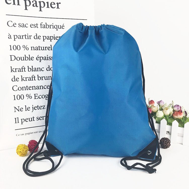 Wholesale Custom High Capacity Oem Printed Drawstring Bags Blank Drawstring Shopping Bag