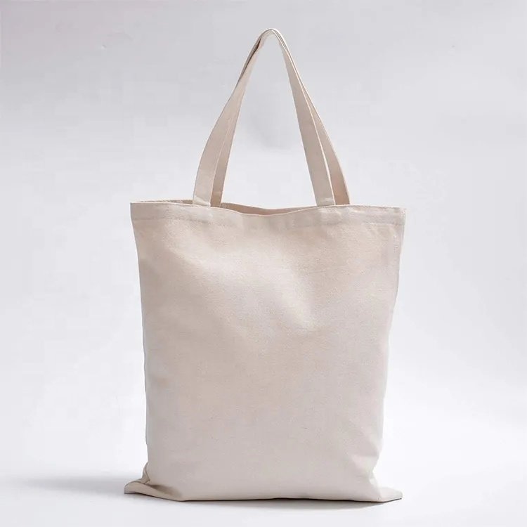 Hot Sale Eco Friendly Reusable Designer Cloth Canvas Cotton Shopping Tote Bag With Custom Logo Printed
