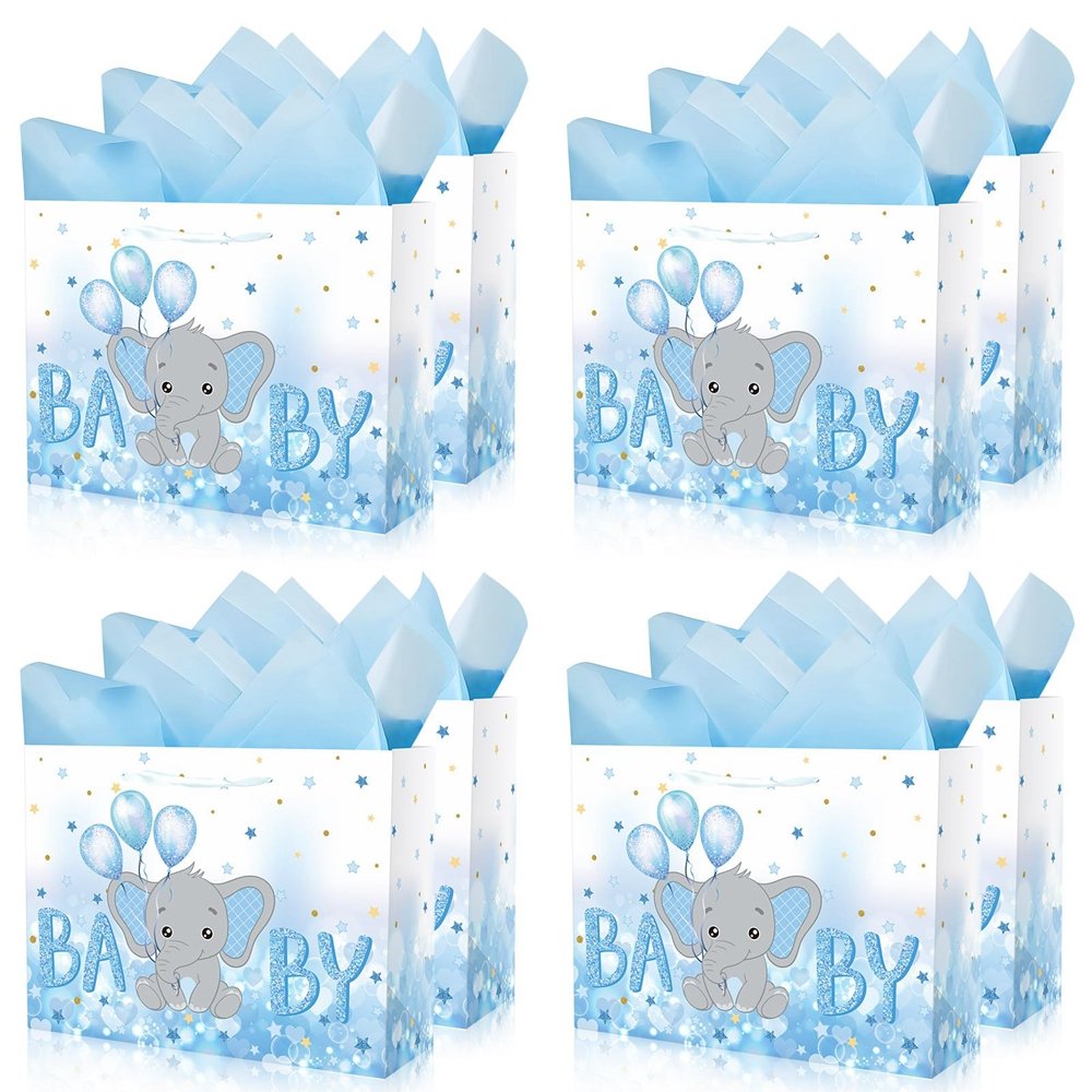 High-Capacity Eco Reusable Foldable Luxury Baby Girl Pink Cartoon Gift Carry Card Paper Shopping Bag