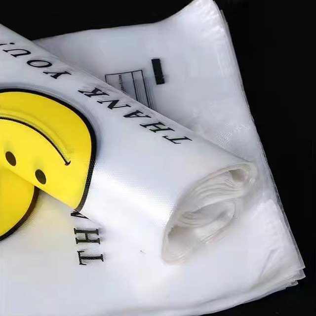 Hot sale shopping bag plastic thank you plastic bag plastic packing bag