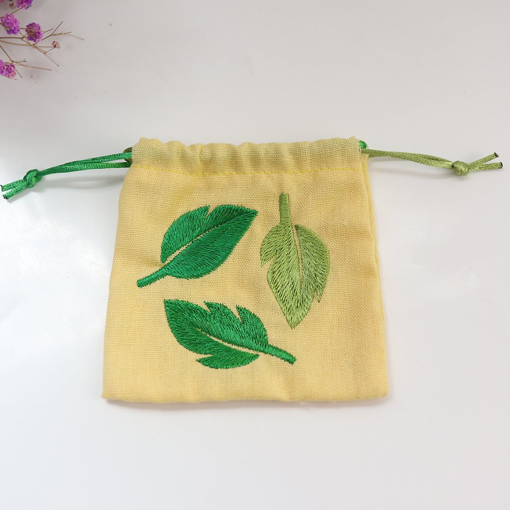 2024 New Embroidery Beach bag Canvas bag for women Handbag set eco Dust shoe bags wholesale