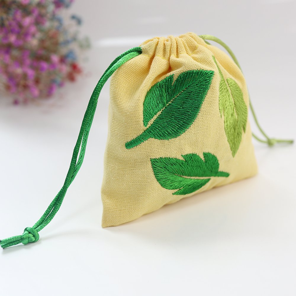 2024 New Embroidery Beach bag Canvas bag for women Handbag set eco Dust shoe bags wholesale