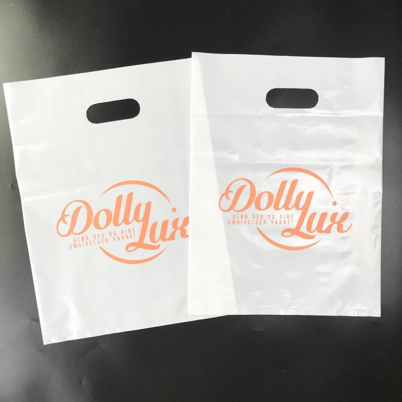 Wholesale Factory Price Recyclable Die cut Custom Printing Shopping Plastic Bags With Own Logo Plastic Retail Store Shopping Bag