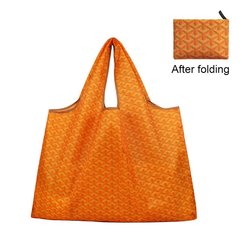 2024 hot sale large size supermarket shopping bag Oxford cloth foldable portable waterproof multifunctional storage handbag