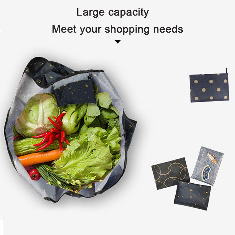 2024 hot sale large size supermarket shopping bag Oxford cloth foldable portable waterproof multifunctional storage handbag
