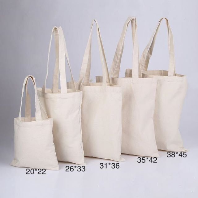 High Quality Cotton Canvas Tote Handbag Custom Logo Ins and Natural Style with Leather Lining and Letter Decoration
