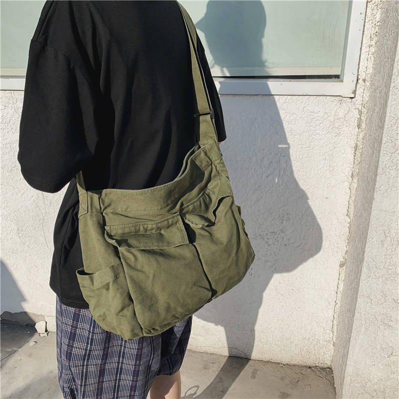 Wholesale Canvas Handbag Large Capacity Crossbody Shoulder Bag Denim Purse Women