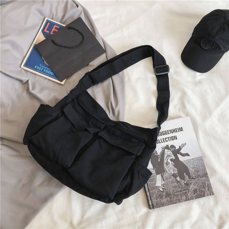 Wholesale Canvas Handbag Large Capacity Crossbody Shoulder Bag Denim Purse Women