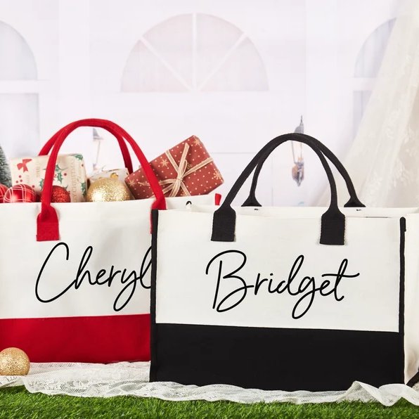 Hot selling wholesale canvas film splicing 12oz cotton custom printed logo shopping bag