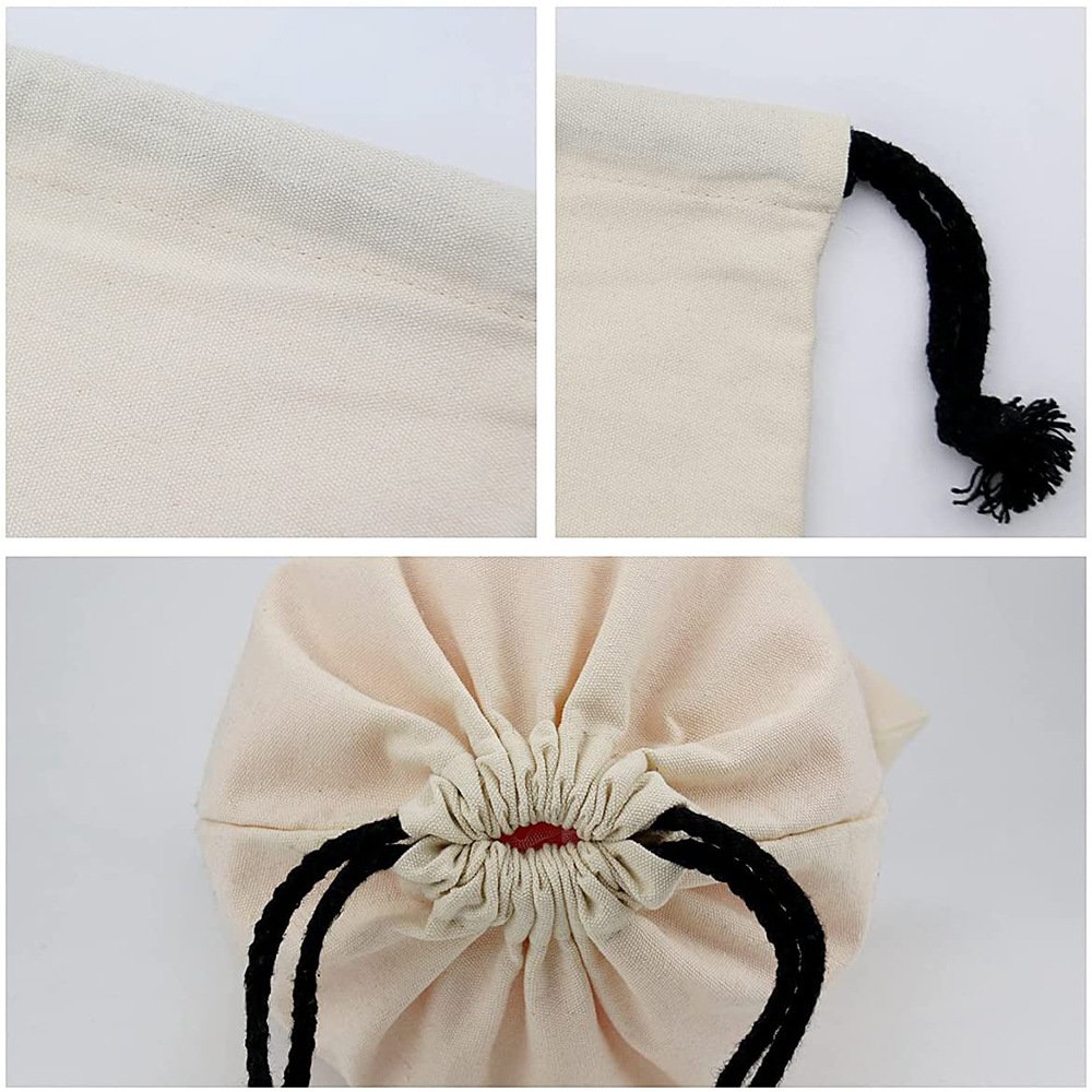 Cotton Mesh Cloth Shoe Bag Drawstring Dust Storage Solution Clutter-Free Clothing Arrangement Dust Bag Binding Mouth Shopping