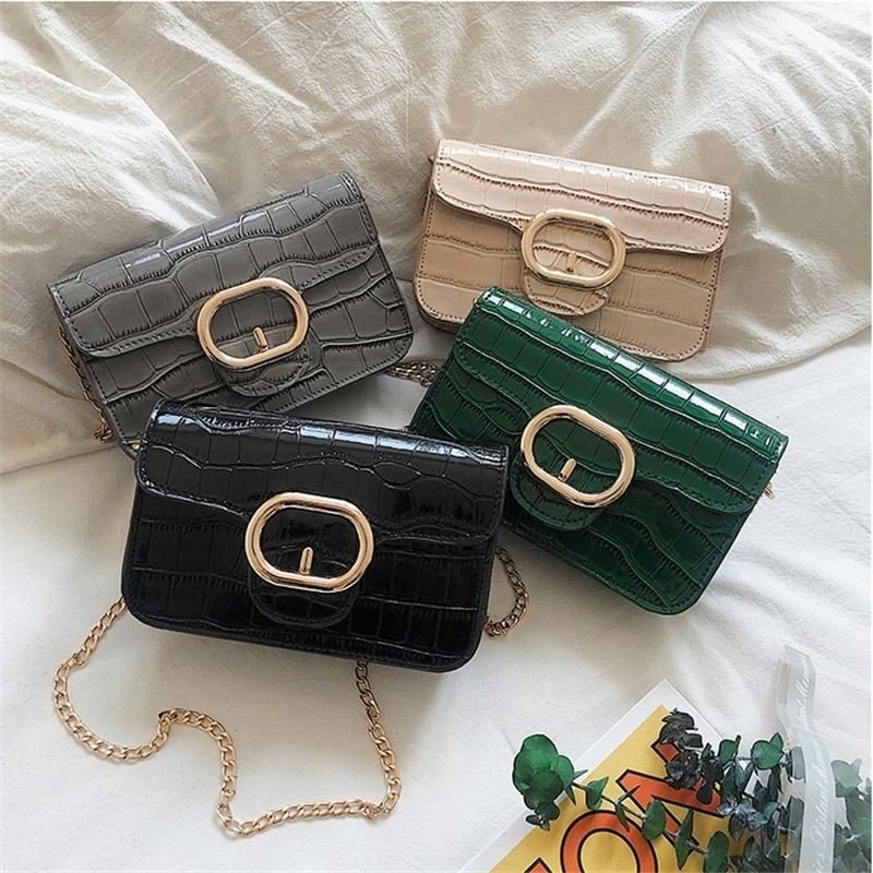 for Women Hand Bags Bag Cross-Body Bag with Long Chain New Arrival Women Fashion Casual Handbag Textured Single Shoulder Bag