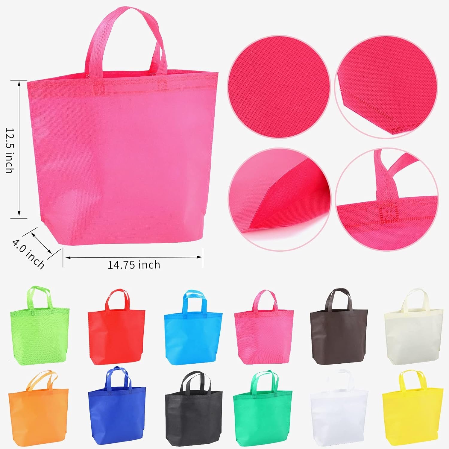 Whosale Custom Nonwoven BagscPromotion Large Capacity Supermarket Bag
