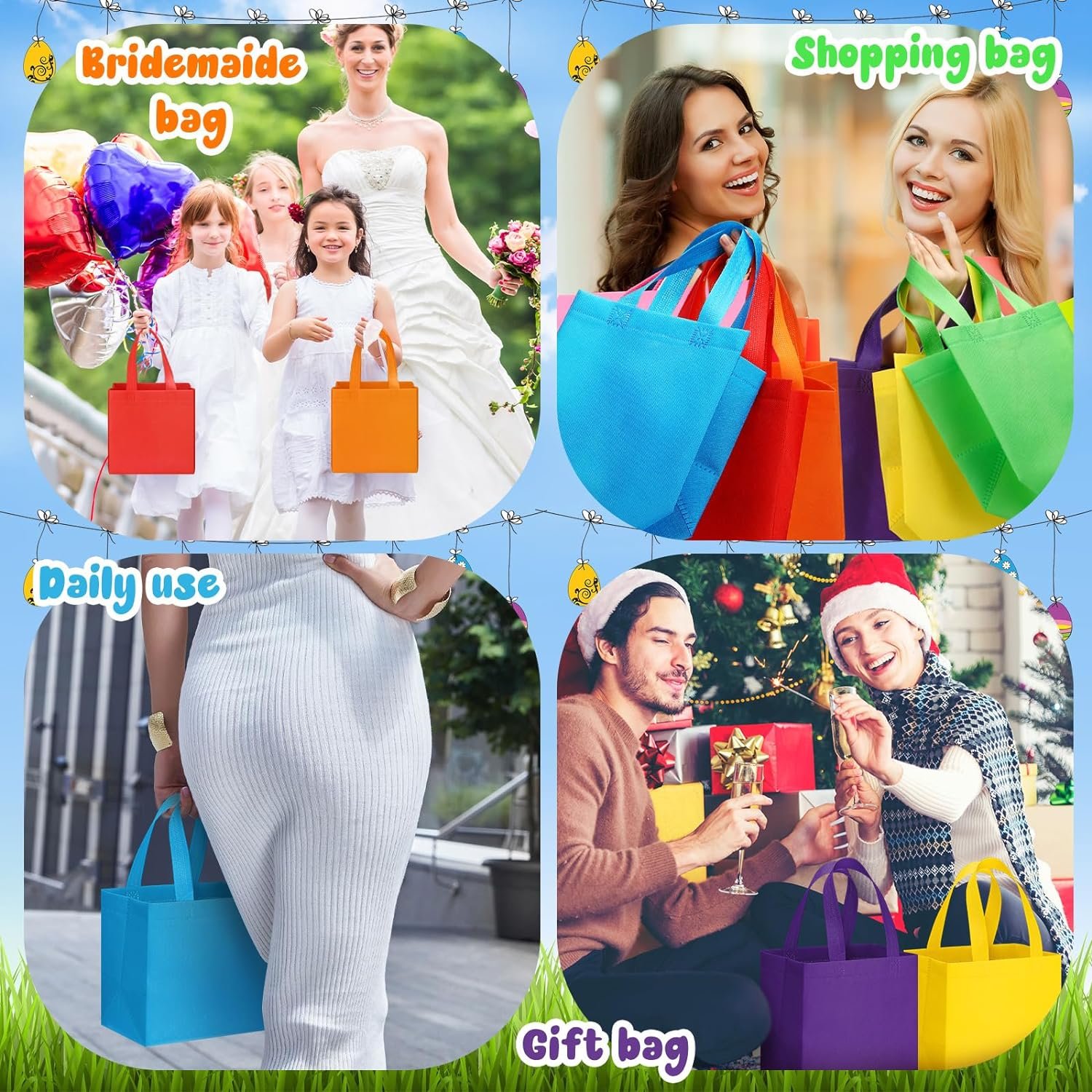 Whosale Custom Nonwoven BagscPromotion Large Capacity Supermarket Bag