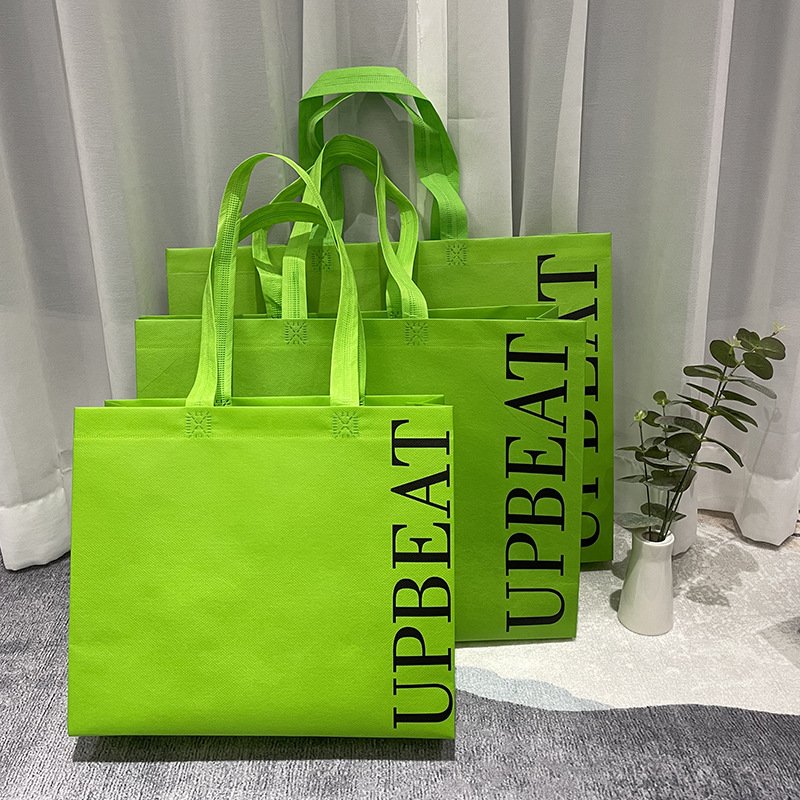 Customized Non-woven Recycled Eco Friendly PP Laminated Waterproof Tote Bag Promotional Shopping Bags