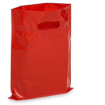 Kinshun Reusable LDPE PE Plastic Shopping Bags with Side Gusset Custom Logo Recyclable Merchandise Bags Clothes Shoes Packing