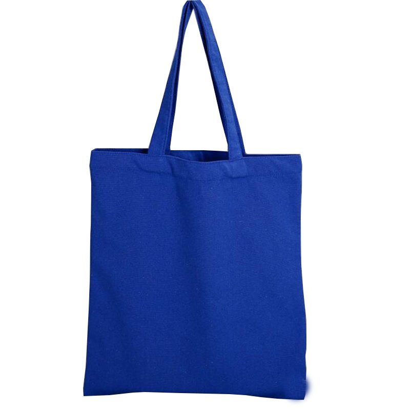 Full Printing Reusable Shopping Bag Canvas White Custom Tote Cotton cheap cute Customize Shopping bag