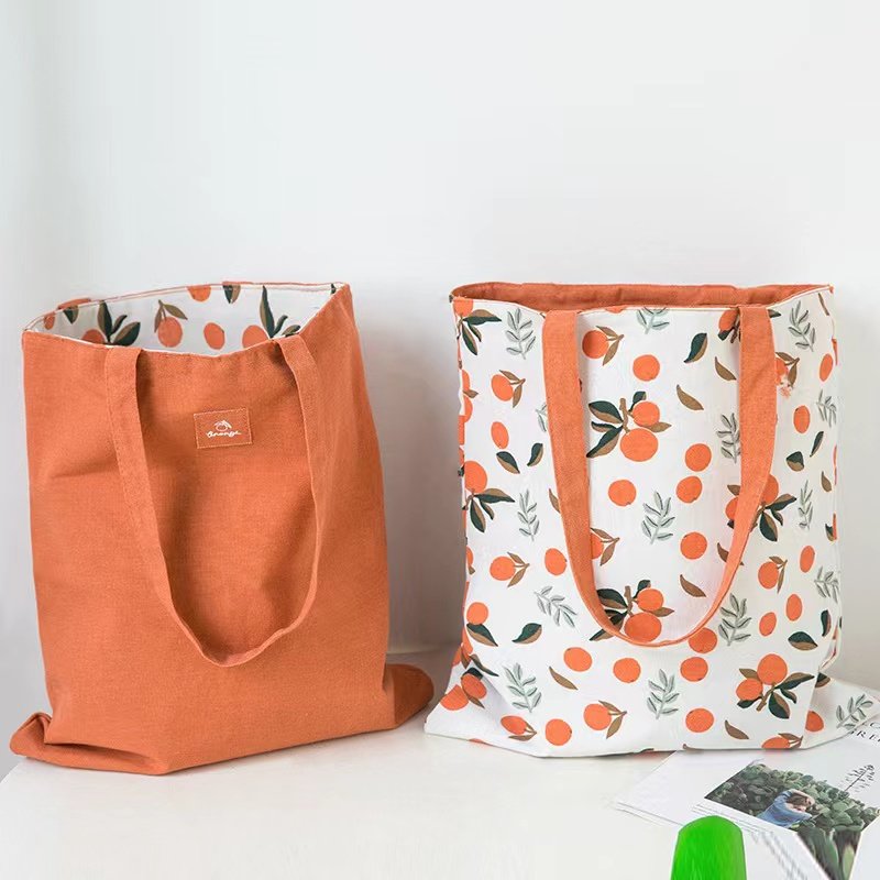 Custom Printed Canvas Tote Bags Cotton Linen Tote Bag Printed Shopping Bags