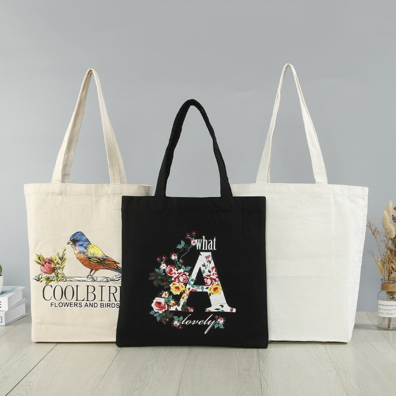Hot promotion cheap item reusable cotton canvas shopping bag