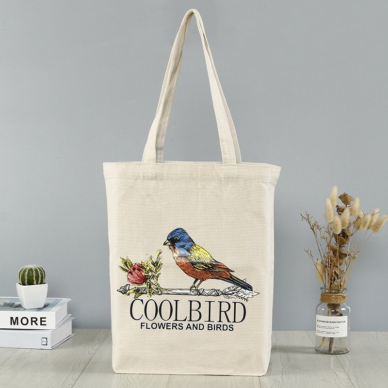 Hot promotion cheap item reusable cotton canvas shopping bag