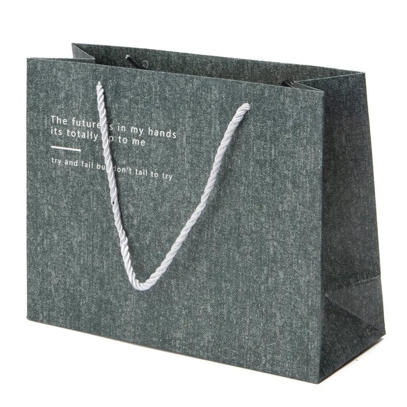 Wholesale Paper Wedding Recyclable Handbag Recycle Materials Custom Shopping Paper Bags Gift Bag