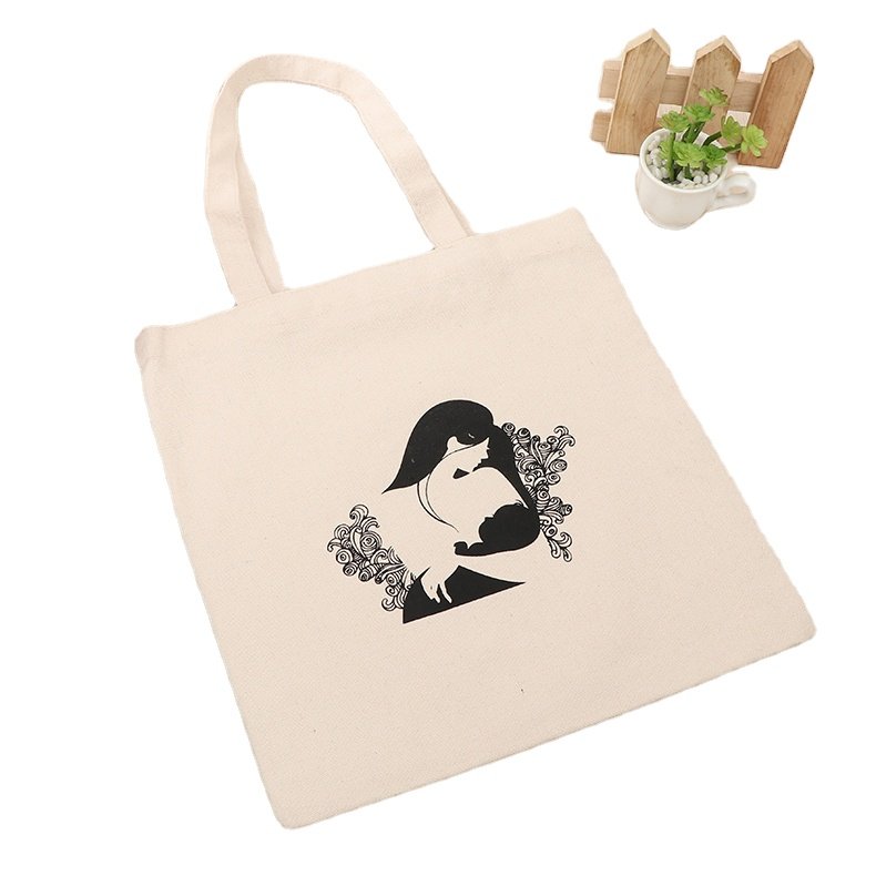 Eco bags 100% Natural Organic Cotton Tote shopping bag Canvas bags