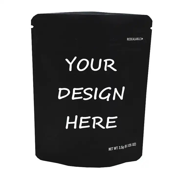custom zip lock bag with logo resealable pouch plastic packaging bag Aluminum Foil Stand Up Pouch Powder Packaging Bags