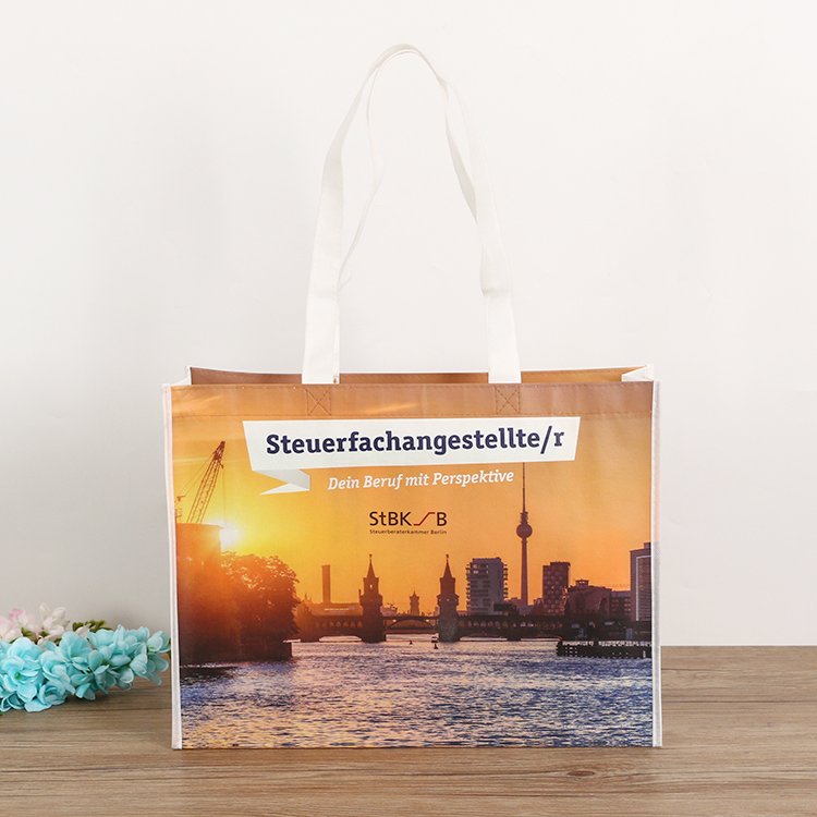 Custom Durable Reusable Zipper Delicate Portable Non-Woven Folding Shopping Bag Design Premium Quality for Eco-Friendly Shopping