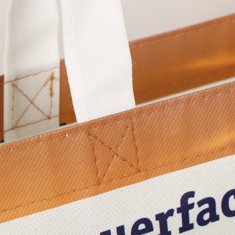 Custom Durable Reusable Zipper Delicate Portable Non-Woven Folding Shopping Bag Design Premium Quality for Eco-Friendly Shopping