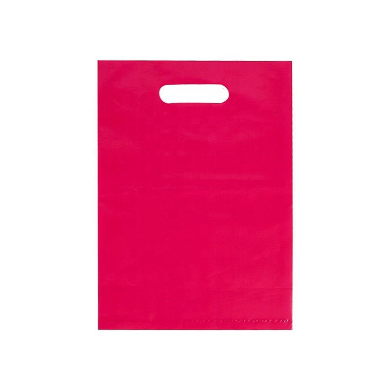 custom cloth plastic shopping bag packaging bags packing with handle ziplock bag for handbag clothing simple clothes