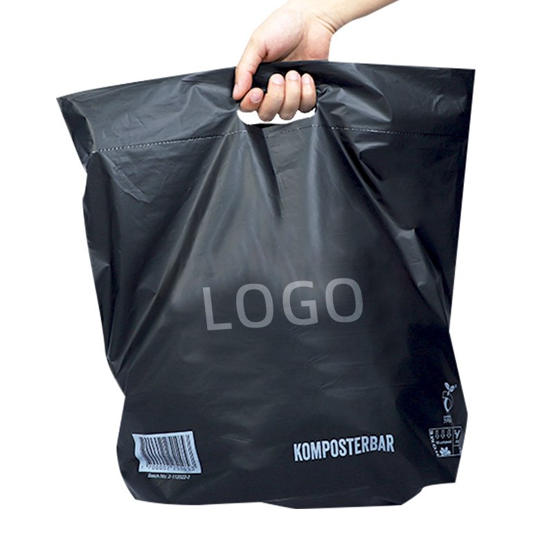 Customized plastic pla biodegradable reusable shopping compostable bags with logos
