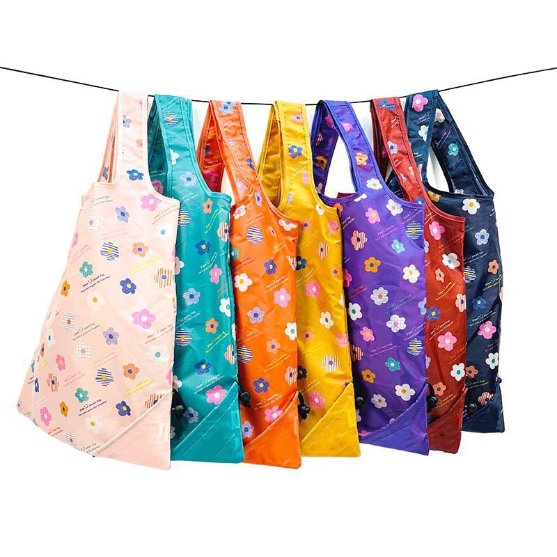 Custom folding shopping bags super large capacity light and easy to carry supermarket eco-friendly bag