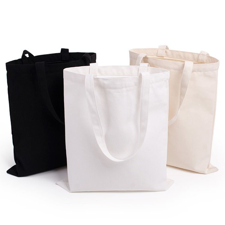 Customized Reusable Plain Blank Print Shopping Bag Cotton Canvas Tote Bag Fabric Bag With Logo