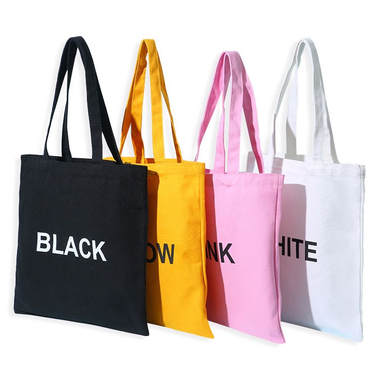 Customized Reusable Plain Blank Print Shopping Bag Cotton Canvas Tote Bag Fabric Bag With Logo