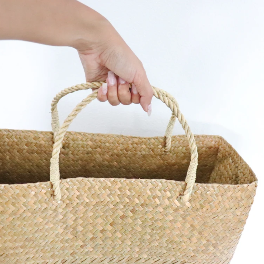 Hot item for 2023 natural seagrass summer tote bag handmade holiday bag eco-friendly shopping bag from Vietnam