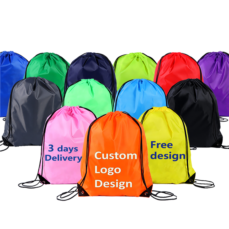 non woven drawstring shopping bag
