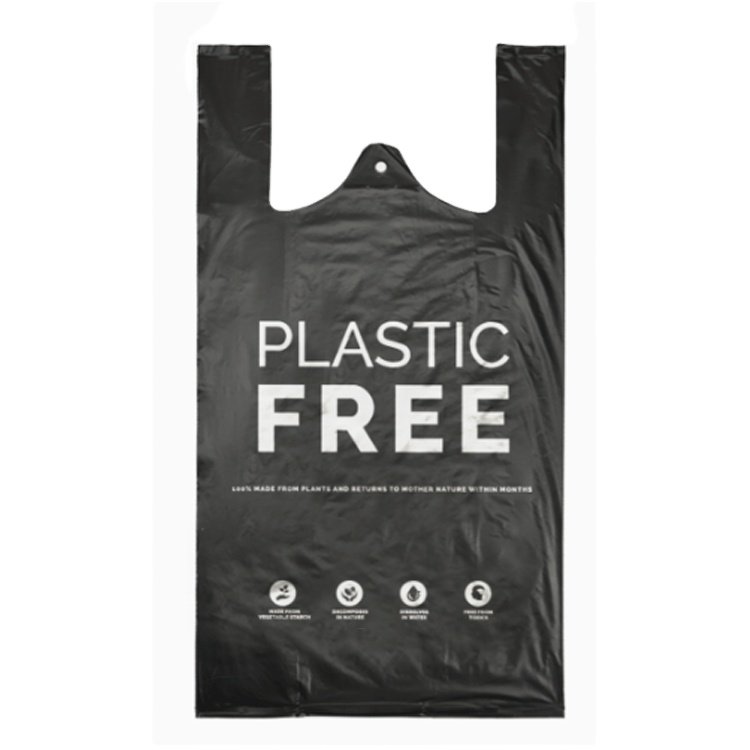 Hot Sale Wholesale Reusable Custom Shopping Bags Wholesale Different Size T Shirt Shopping Plastic Bags