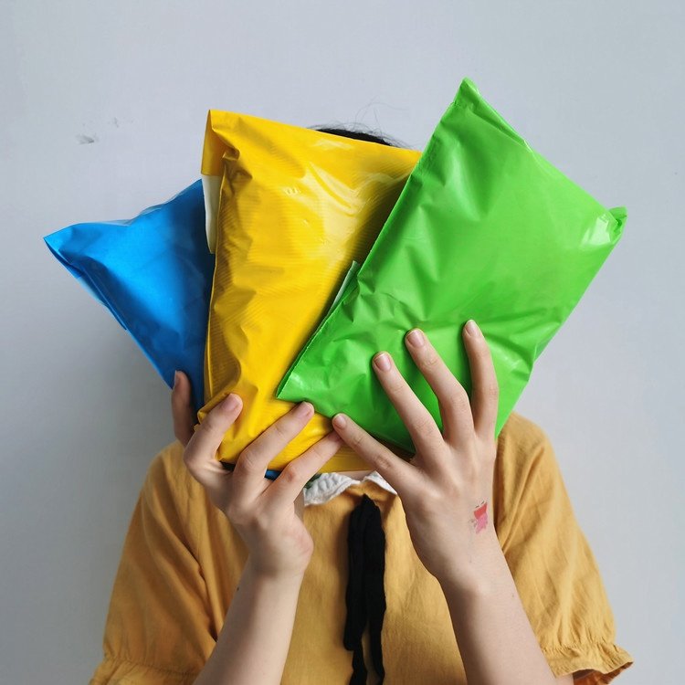 Customized Plastic Eco Courier Enveloppe Pouches Send Mailing Shopping Bag