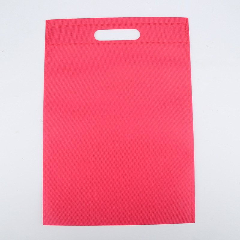 Factory Customized Eco Friendly Reusable Promotional Cloth Shopping Environmental D Cut Non-Woven Fabric Tote Bag With Logo