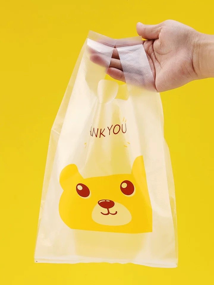 Recycle Biodegradable Food Waistcoat Commodity T-shirt Plastic Shopping Bag