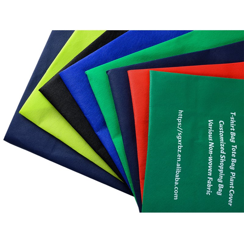 Biodegradable non woven grocery store shopping carry out t-shirt bag custom shopping bags with logo