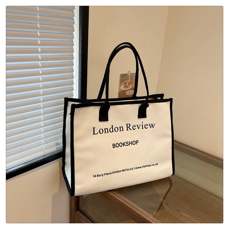 Green Recycle Women Travel Shopping Tote Bag Heavy Canvas Cotton Grocery Shop Bag For Outdoor With Logo Foldable